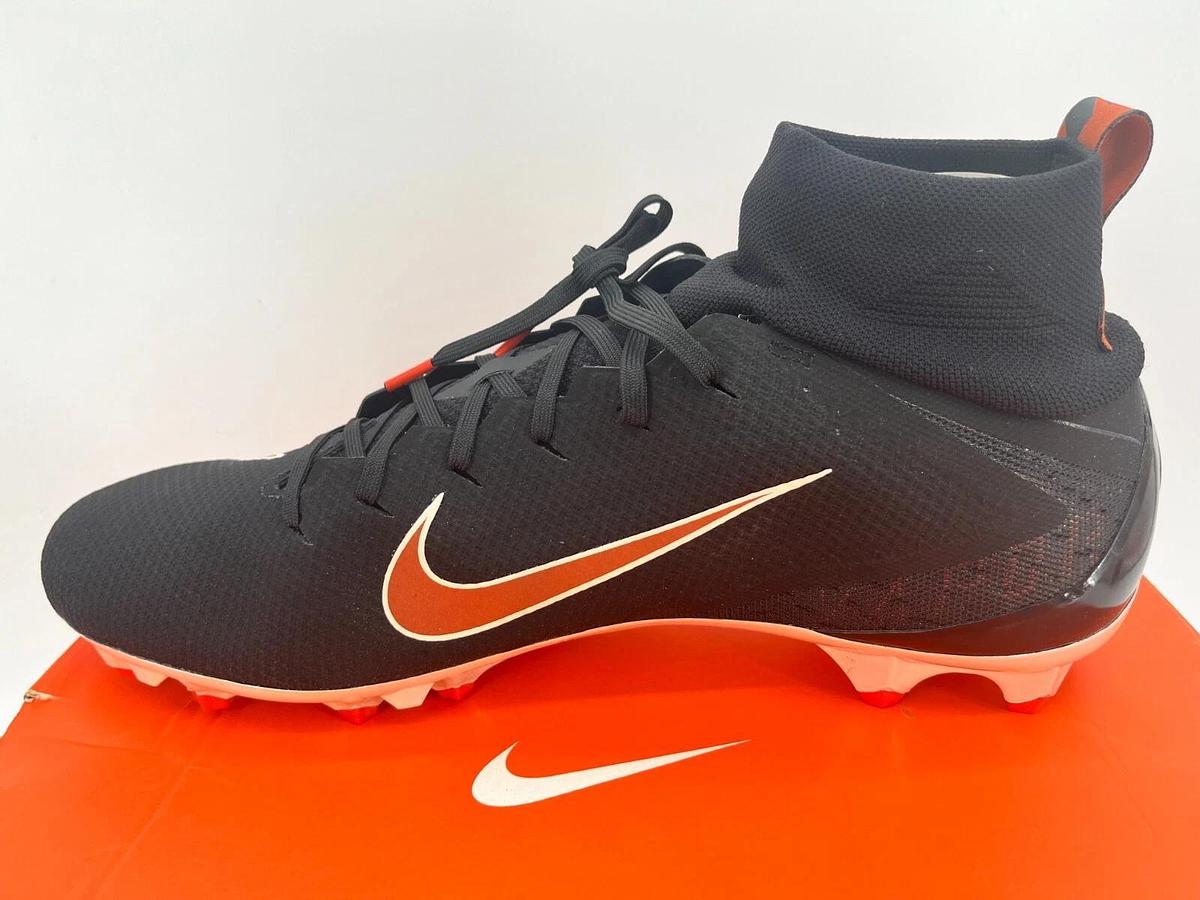 Nike Vapor Untouchable Pro 3 SMU P Black/Orange Size 16 OSU Beavers Cleats