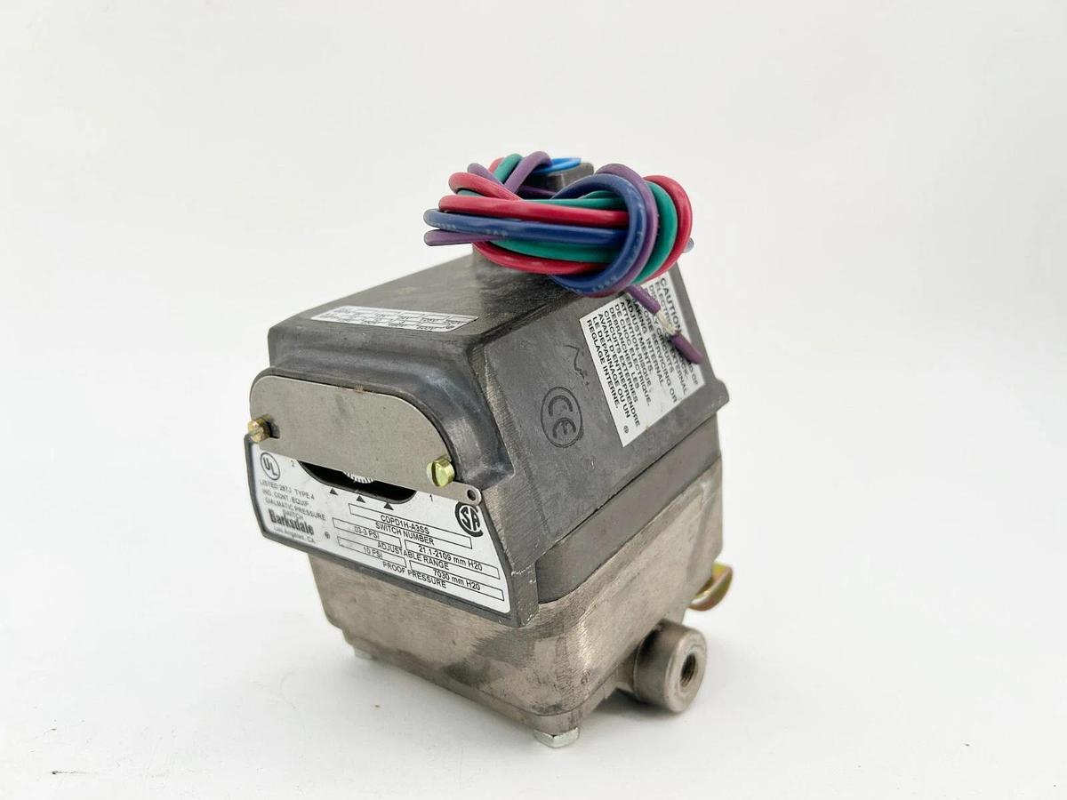 New Barksdale CDPD1H-A3SS Pressure Switch 3PSI 1/8NPT NEMA 4