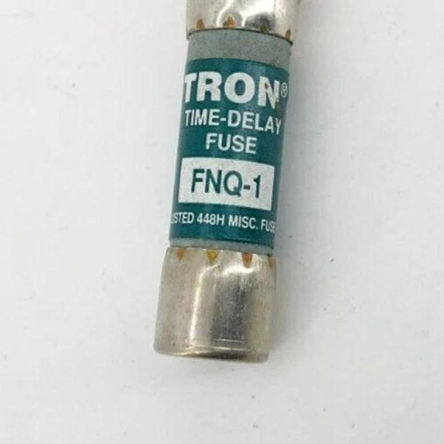 Lot of 5 New Bussmann Tron FNQ-1 Time Delay Fuses 1A 500V
