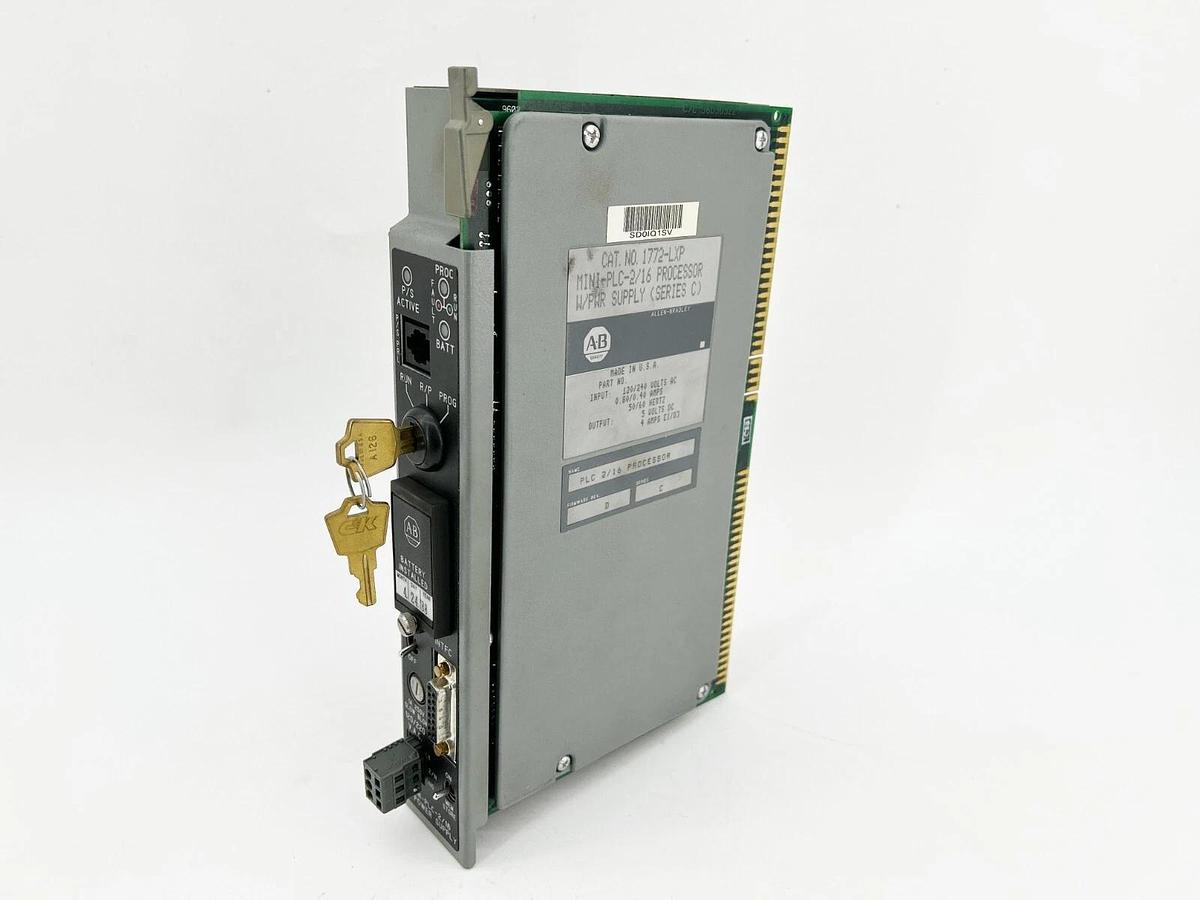 New Allen Bradley 1772-LXP Processor Module 4A 240V 50.60Hz 4k Word SRAM Ser.C