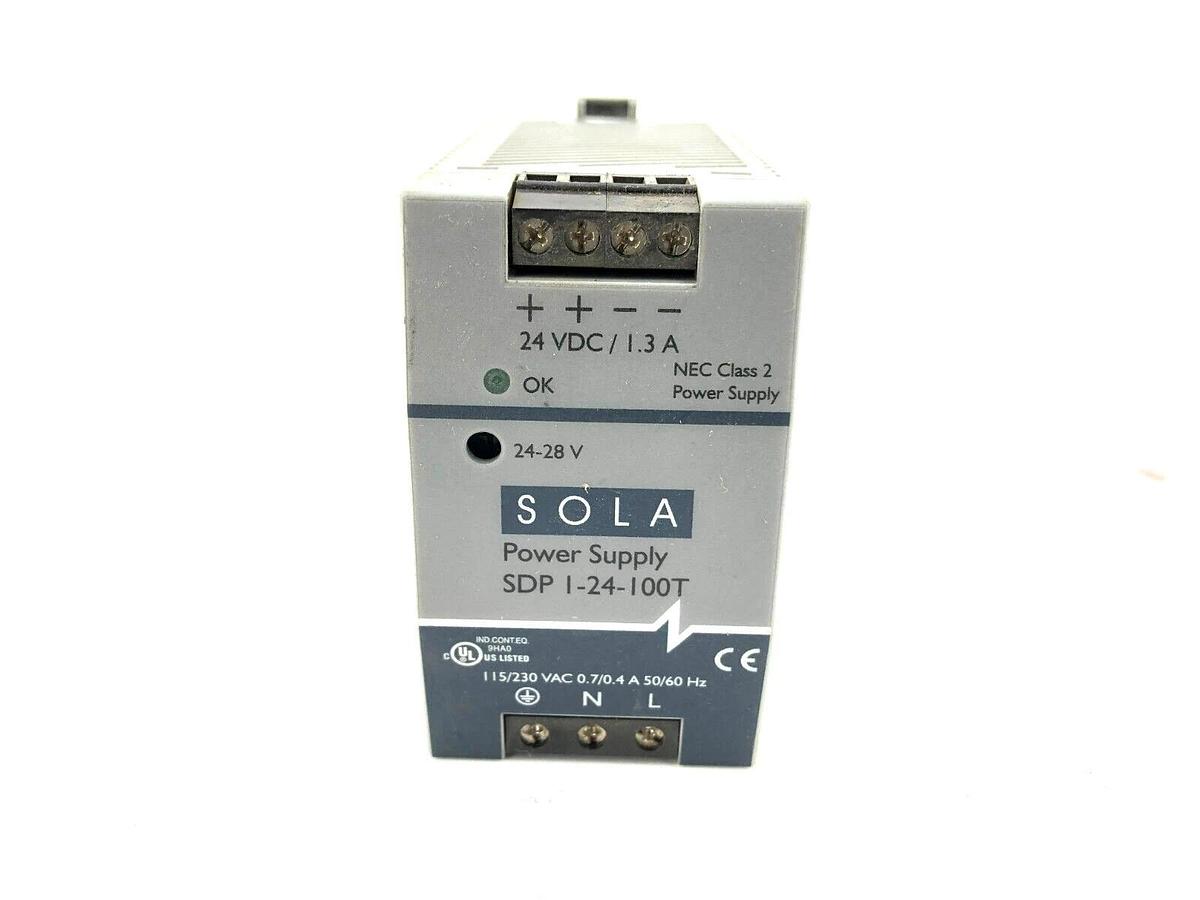 Used Sola SDP1-24-100T Power Supply 26V 1.3A