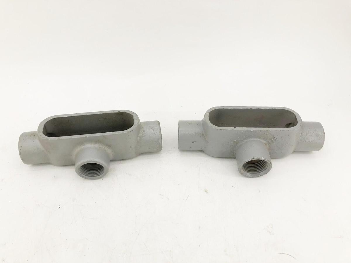 Lot of 2 New Killark T37 Conduit Bodies 1" Trade Size