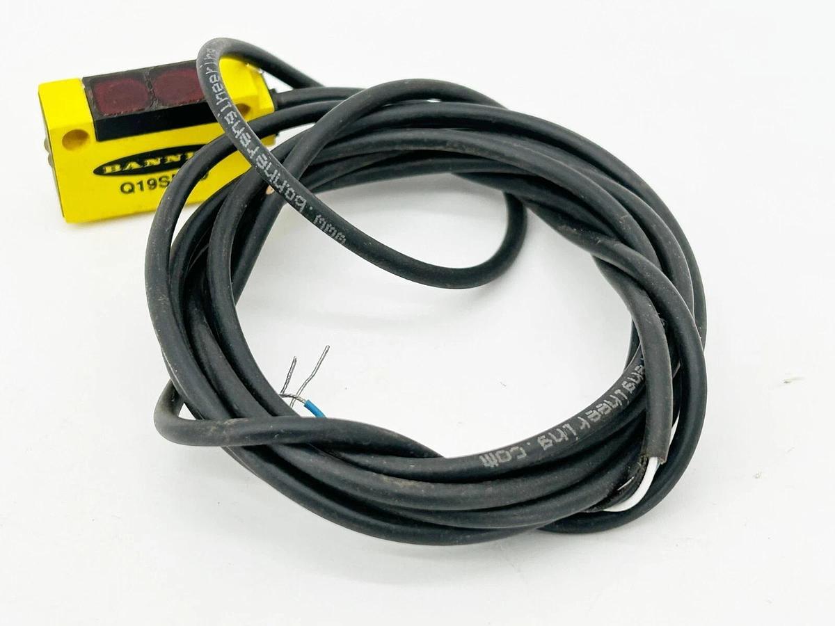 New Banner Engineering Q19SP6D Photoelectric Sensor PNP Diffuse 30V