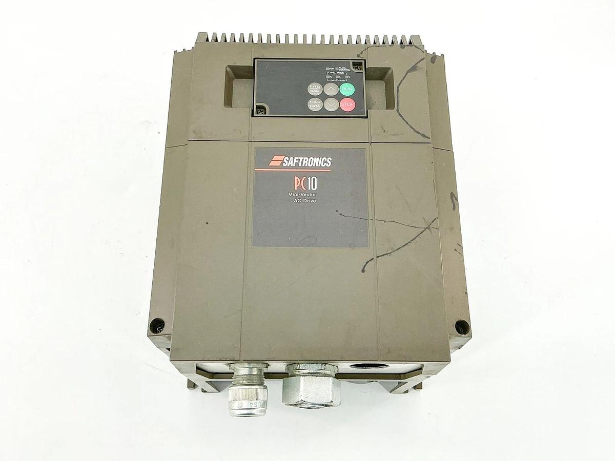 Used Saftronics PC104010-9 AC Drive 3PH 480V 27.9A 50/60HZ PC10E1ST34010A1