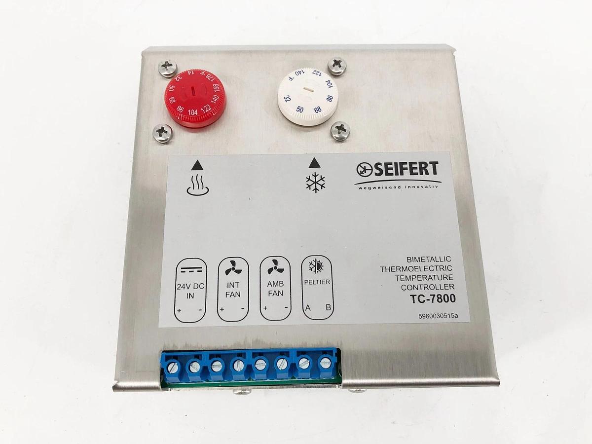 New Seifert TC-7800 Bimetallic Temperature Controller 24VDC 20A 7800001