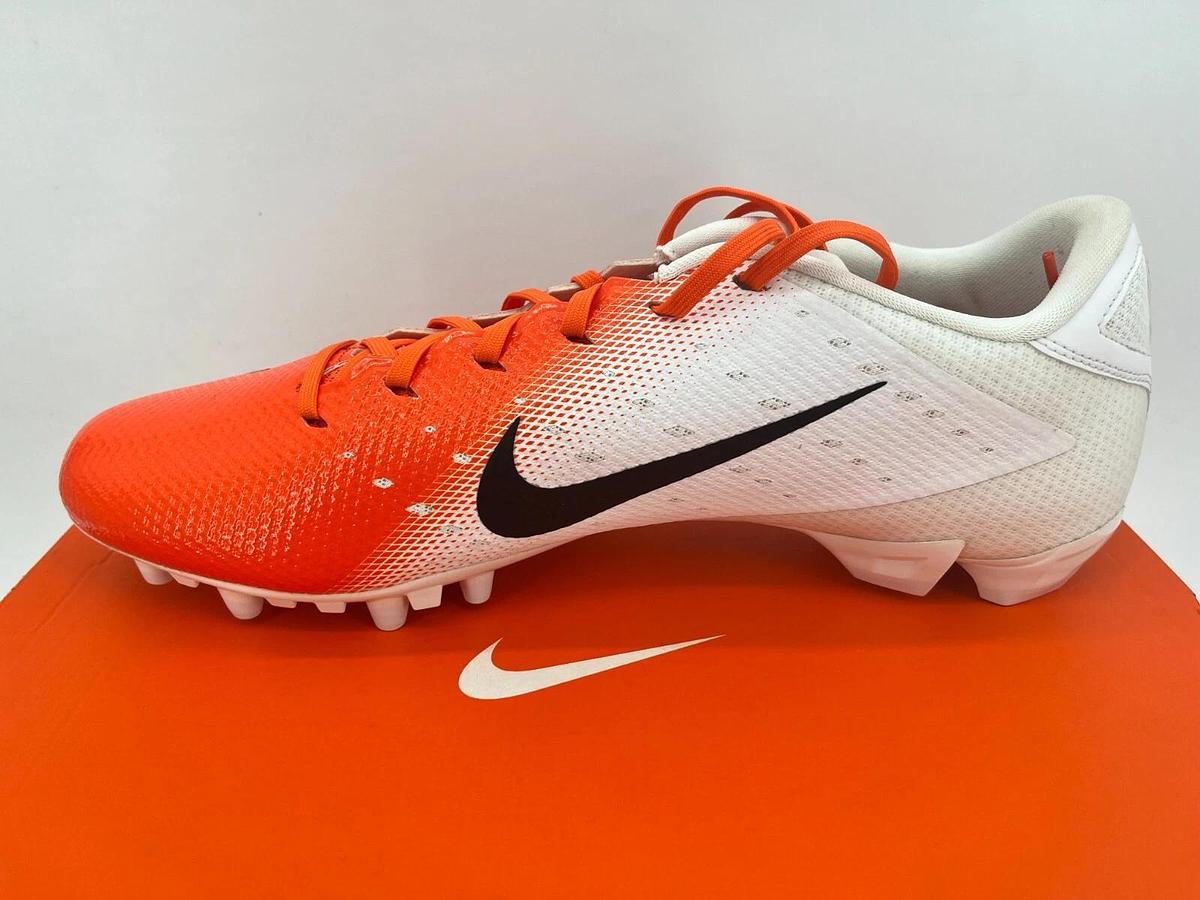 Nike Vapor Untouchable Speed 3 TD P White/Orange Size 16 OSU Beavers Cleats