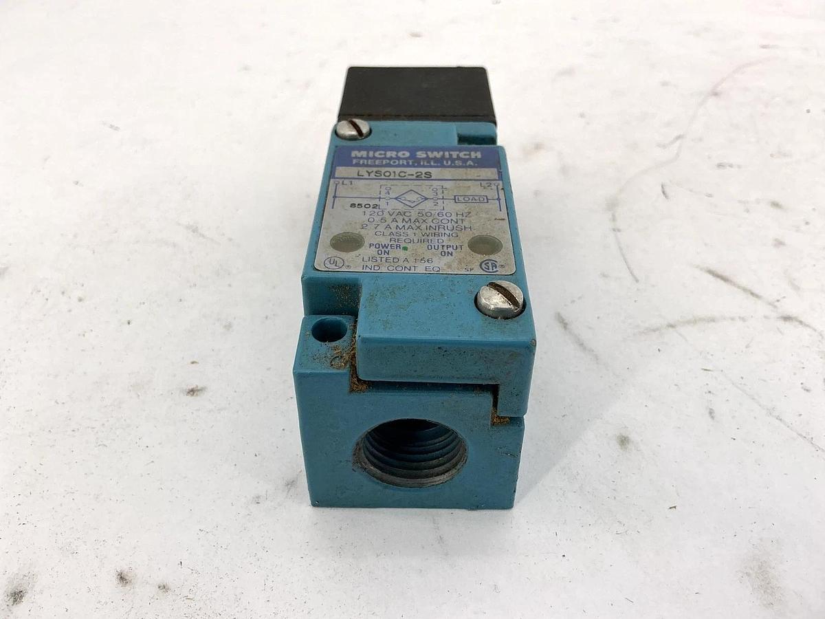 Used Honeywell Micro Switch LYS01C-2S Proximity Switch 0.5A 120V 50/60HZ