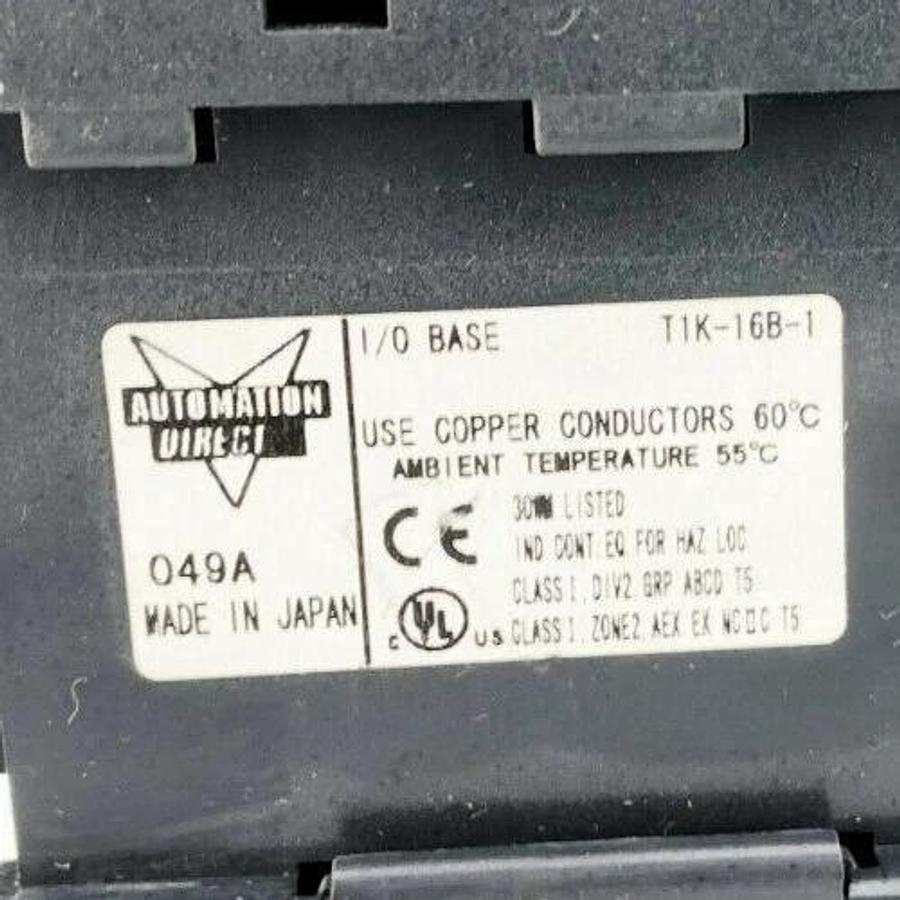 New Automation Direct T1K-16B-1 Terminal I/O Base 3-Row 48 Pin 14AWG - No Box