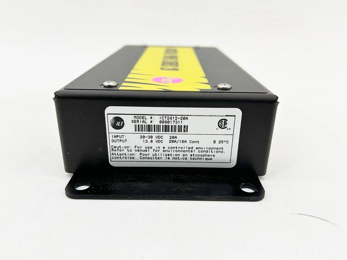 New ICT ICT2412-20A Switching Power Converter 20-30VDC 20AMP
