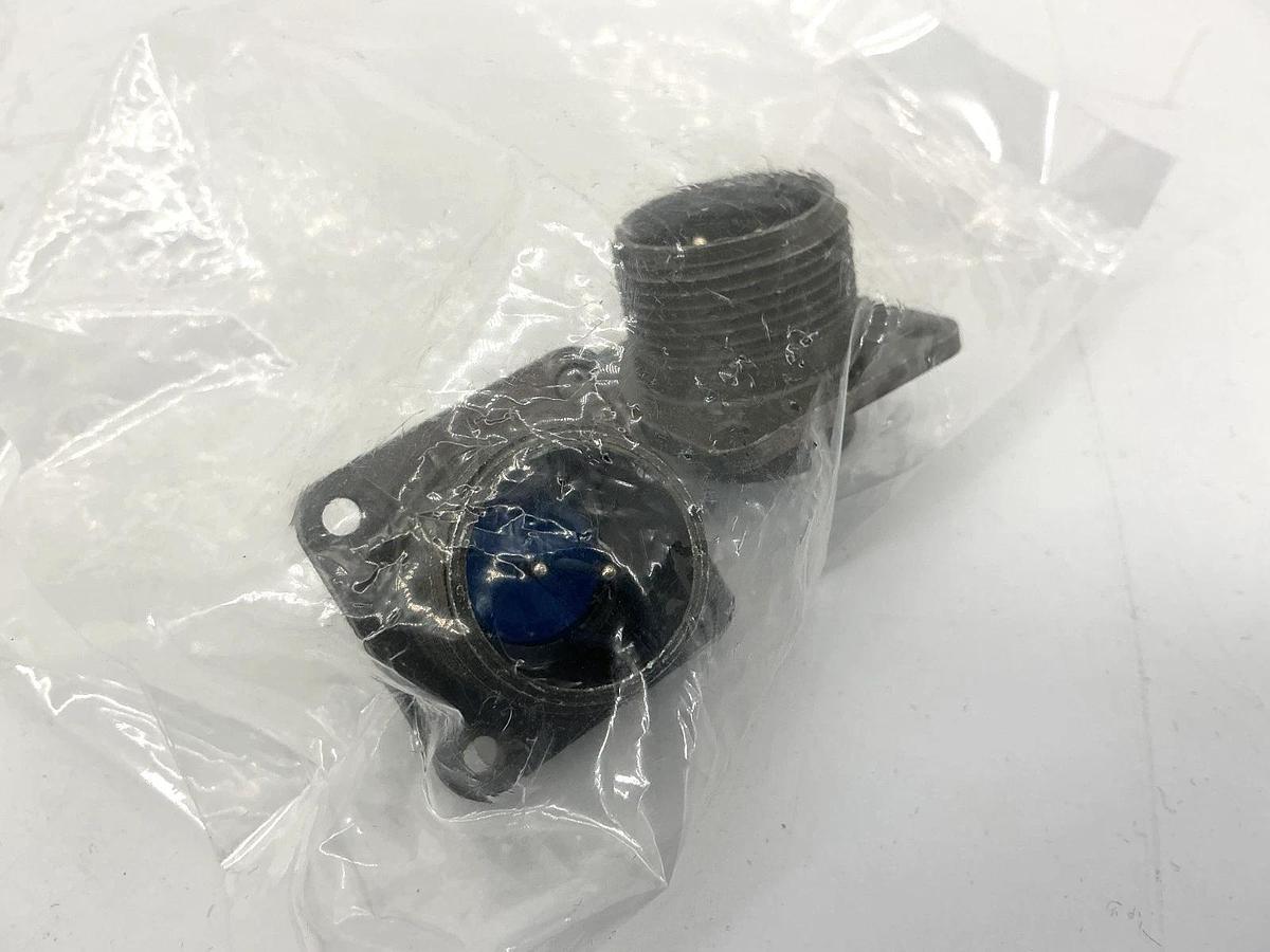 Lot of 2 New Amphenol 97-3102A14S-9PY Connector Receptacle Male 2-Pin