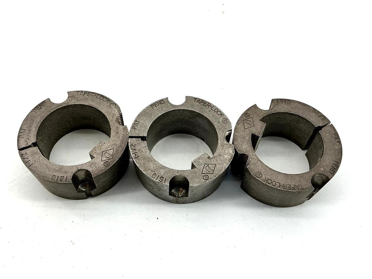 New Lot of 3 Dodge 1610-1-1/2 Taper-Lock Bushing 1-1/2" Bore 1610X1 1/2KW-No Box