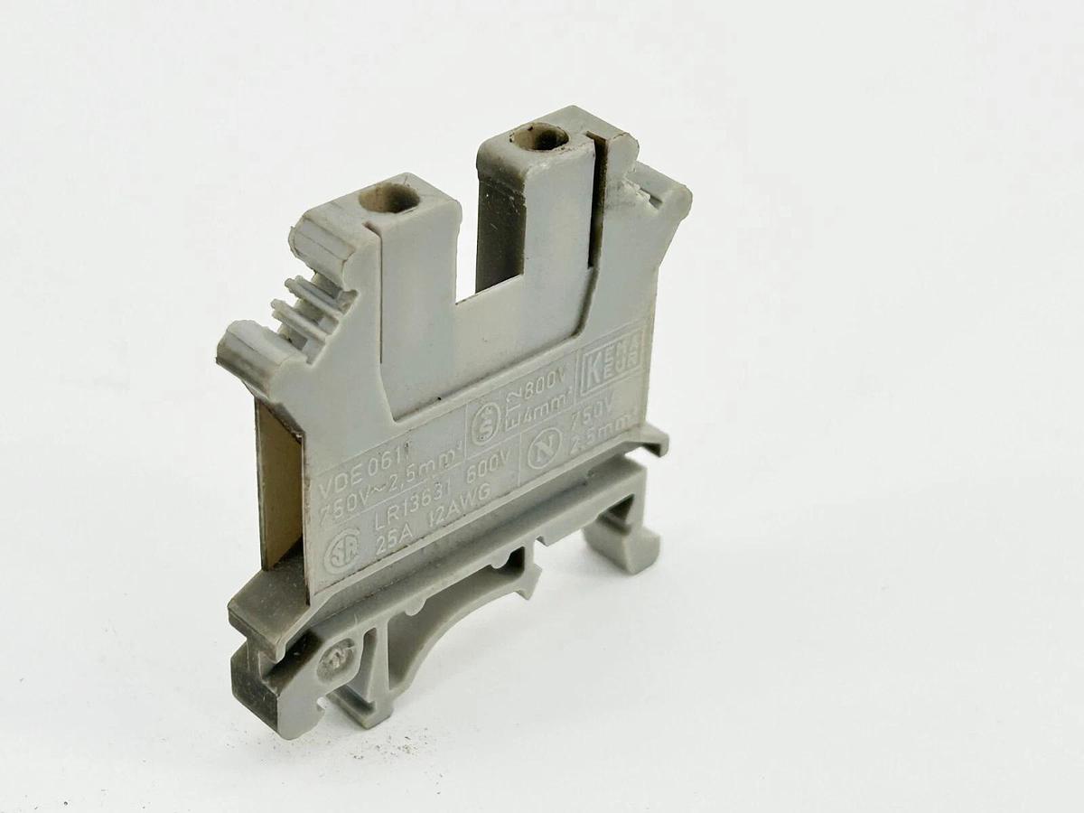 Used Lot of 18 Phoenix Contact VDE0611 Terminal Block 2.5MM 25A Type 4 28AWG Gray