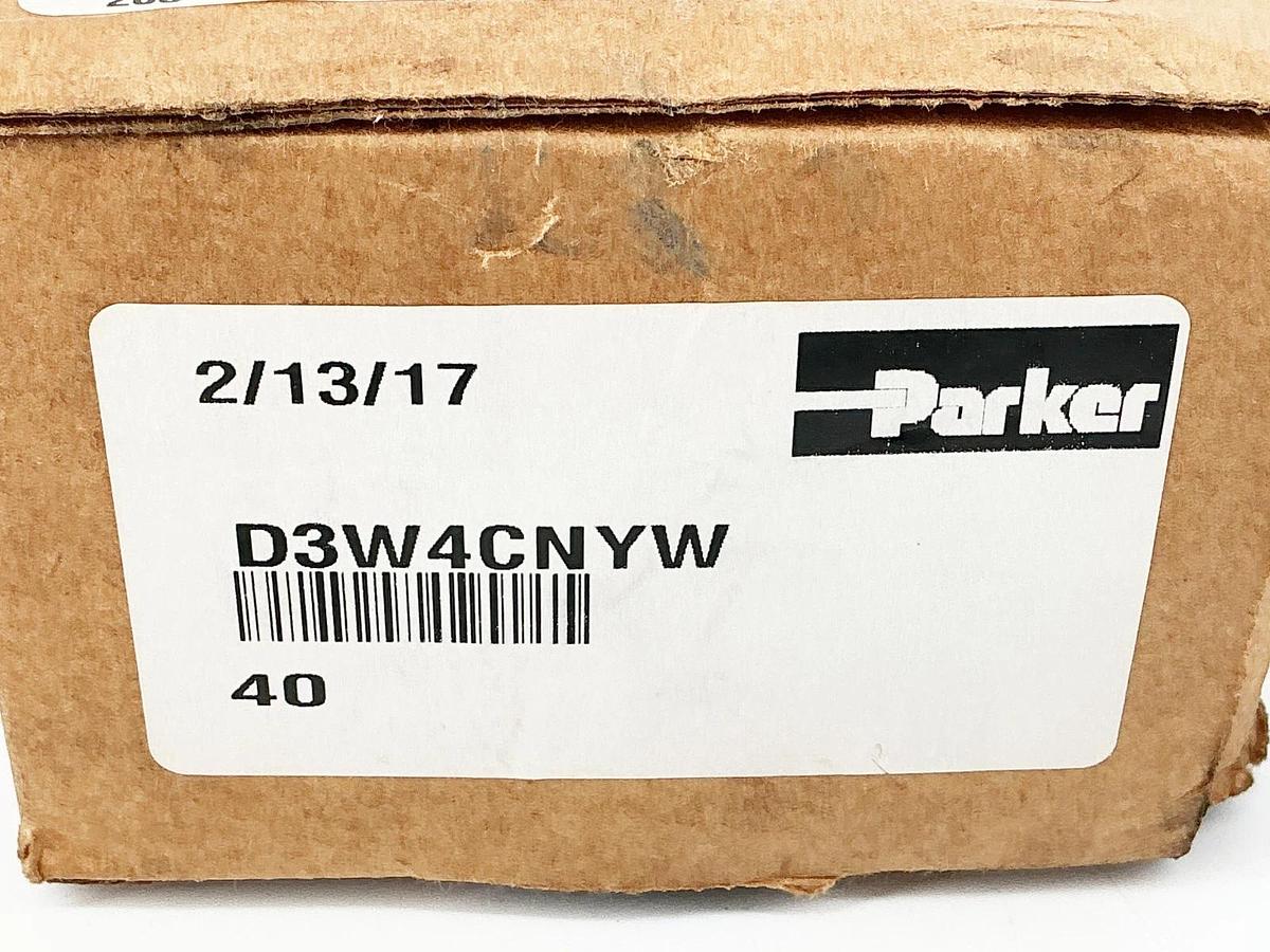 New Parker D3W4CNYW 40 Directional Control Valve 5000PSI 110/120V .8A