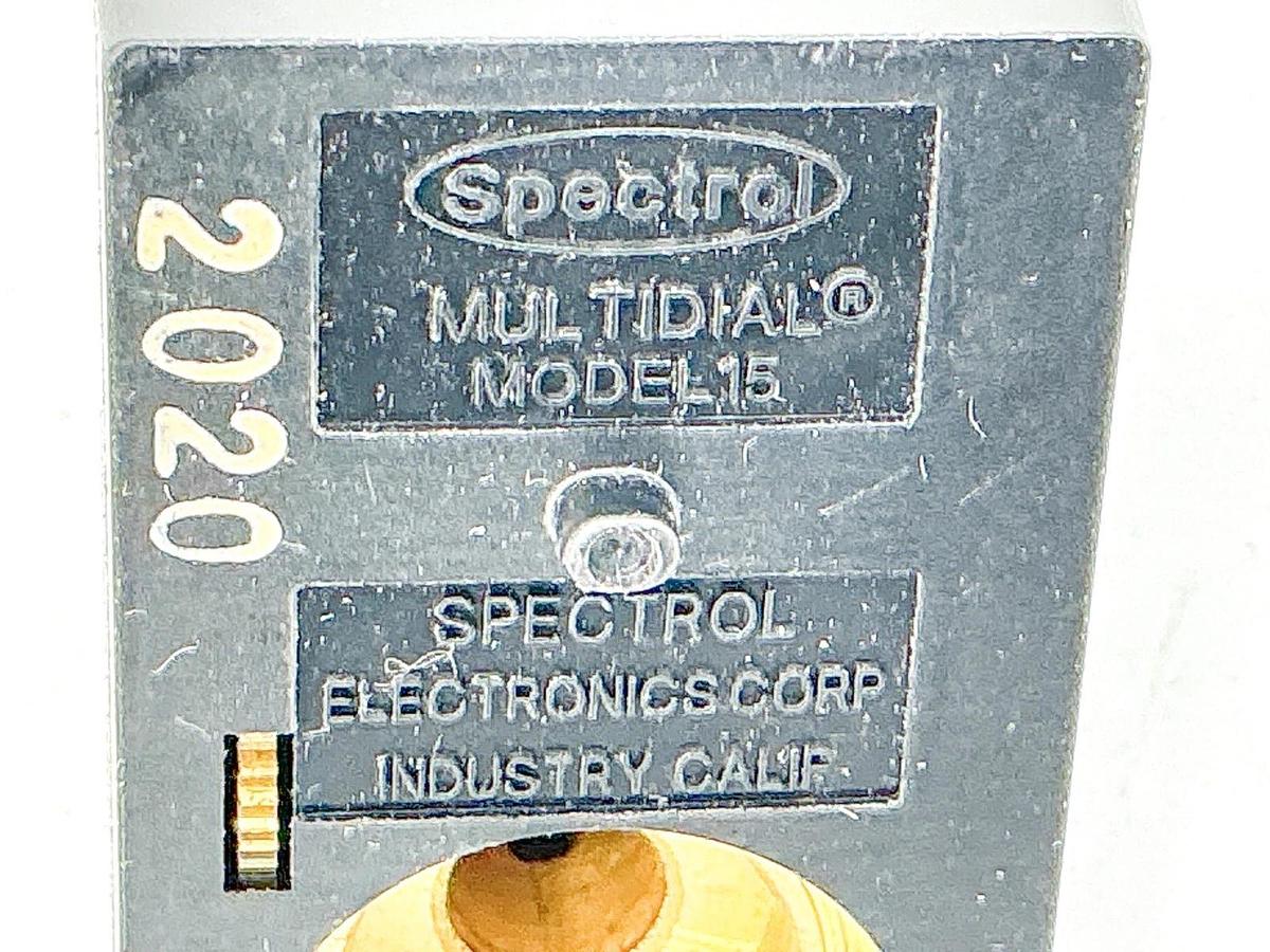 New Spectrol Model 15 Rectangular 10 Turn Dial 3 Digit 100 Turn - No Box