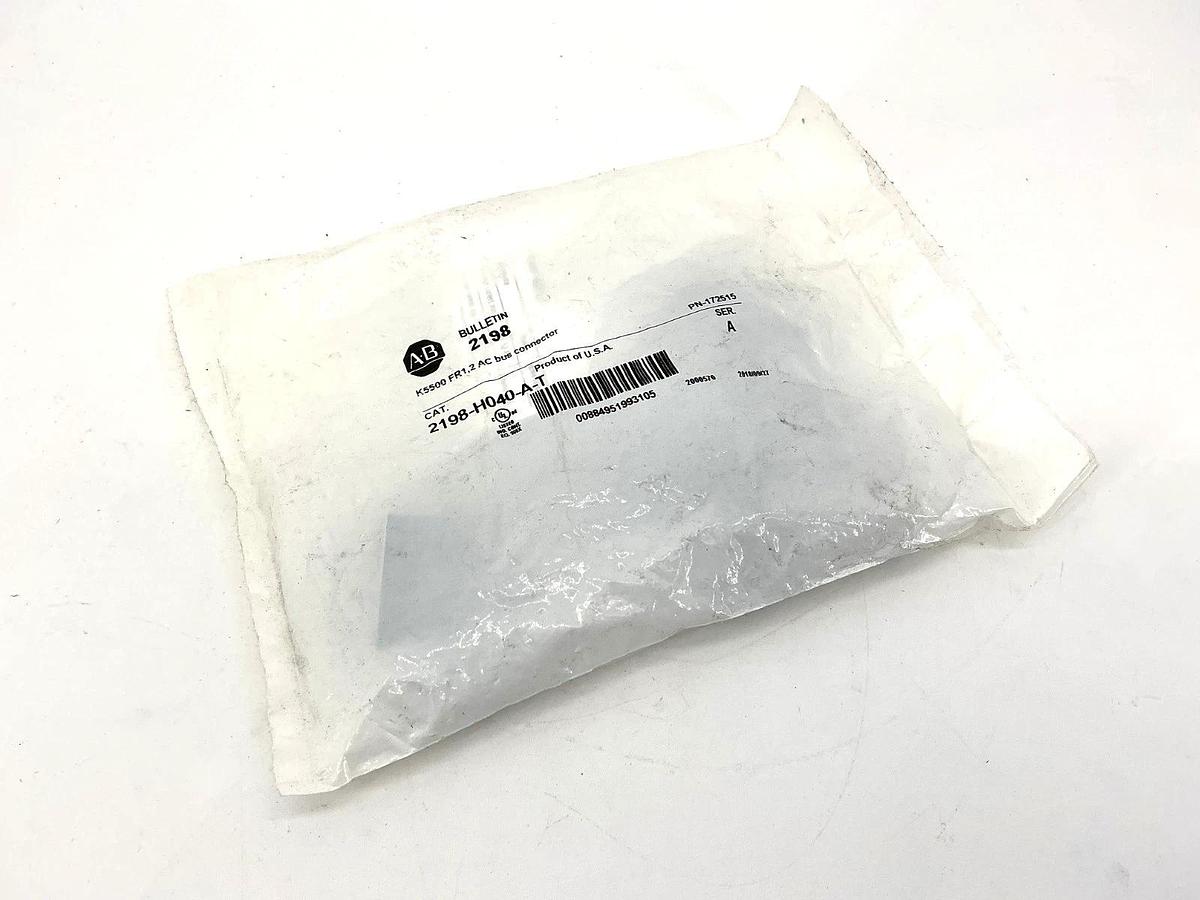 New Allen Bradley 2198-H040-A-T Ser A AC Bus Connector 2198H040AT