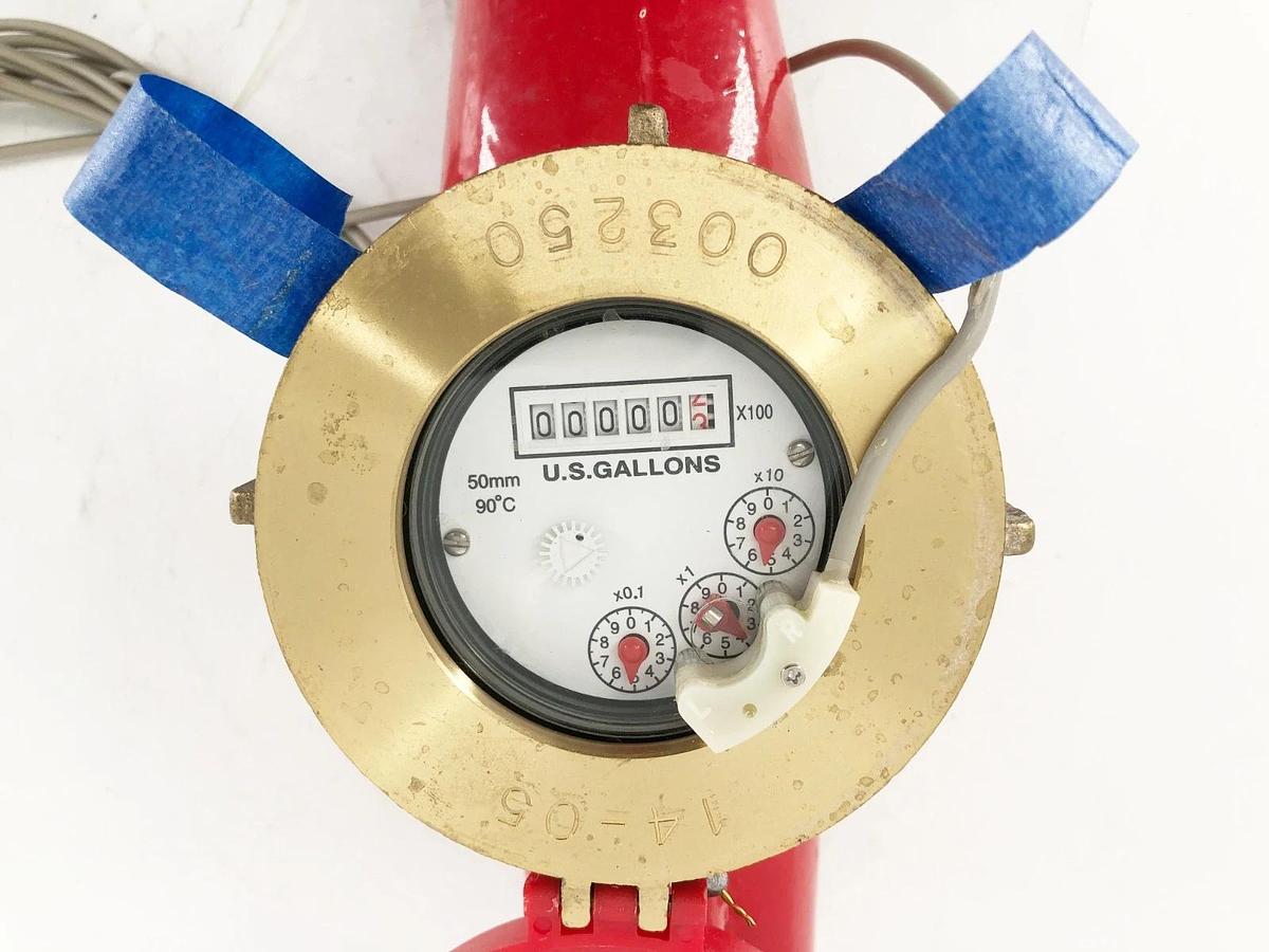 New Seametrics MJHR-200-10G Hot Water Meter Pulser Reed Switch Dry Contact 2"