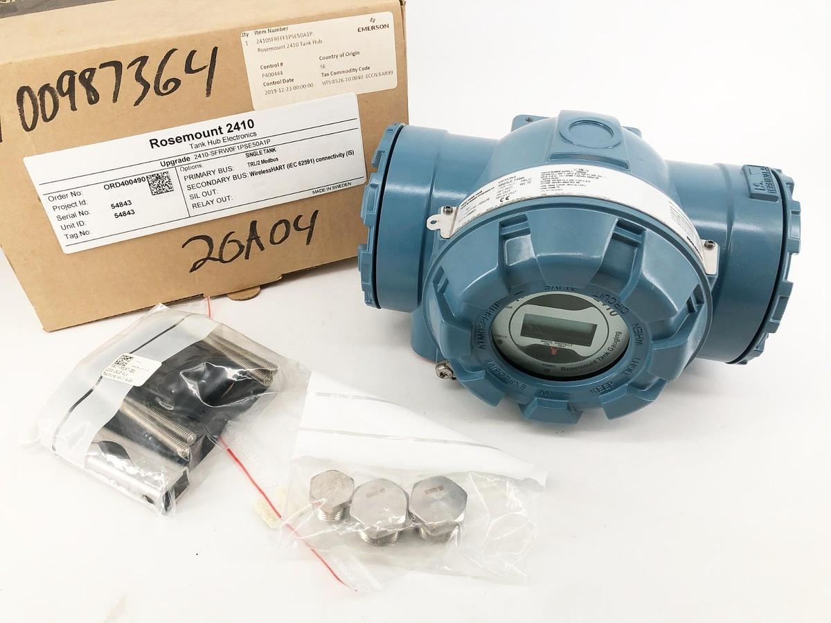 New Emerson Rosemount 2410-SFRW0F1PSE50A1P Tank Hub TRL/2 Modbus