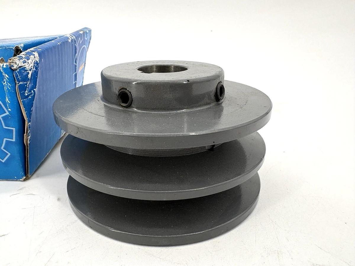 New AMEC 2BK36 x 7/8 V-Belt Pulley 2-Groove .875" Finished Bore