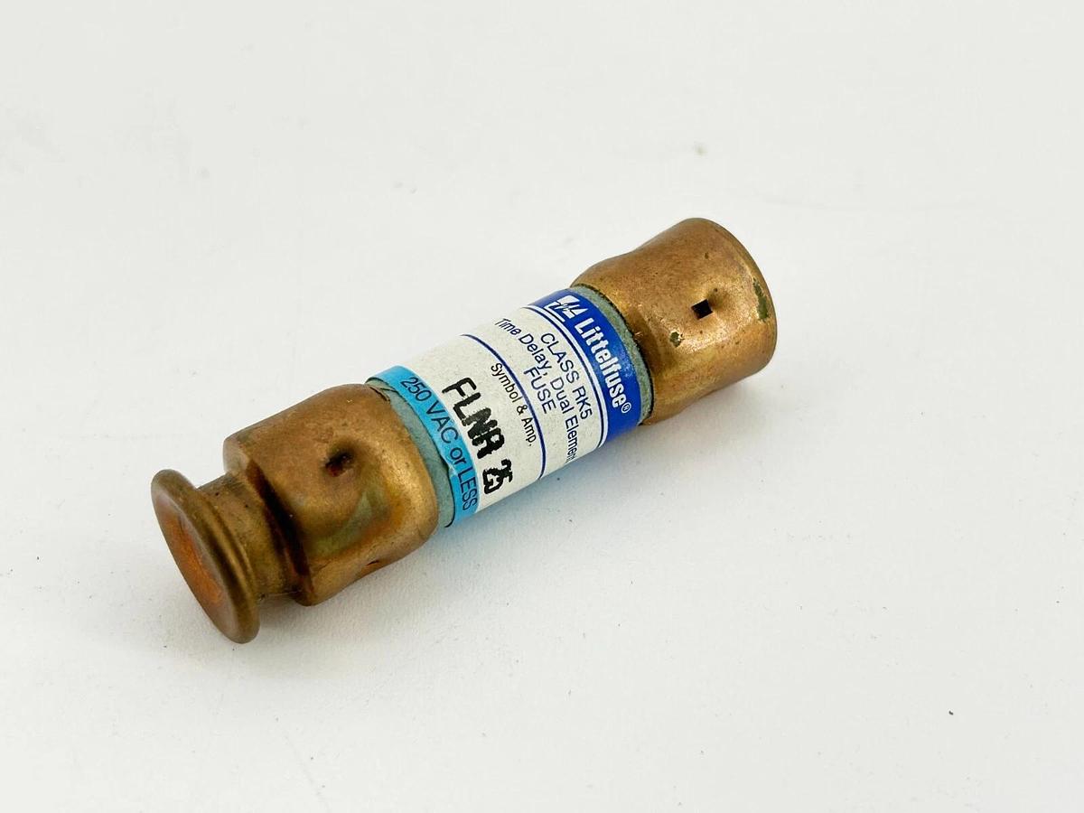 New Lot of 4 Littlelfuse FLNR 25 Time Delay Dual Element Fuse 25A 250V