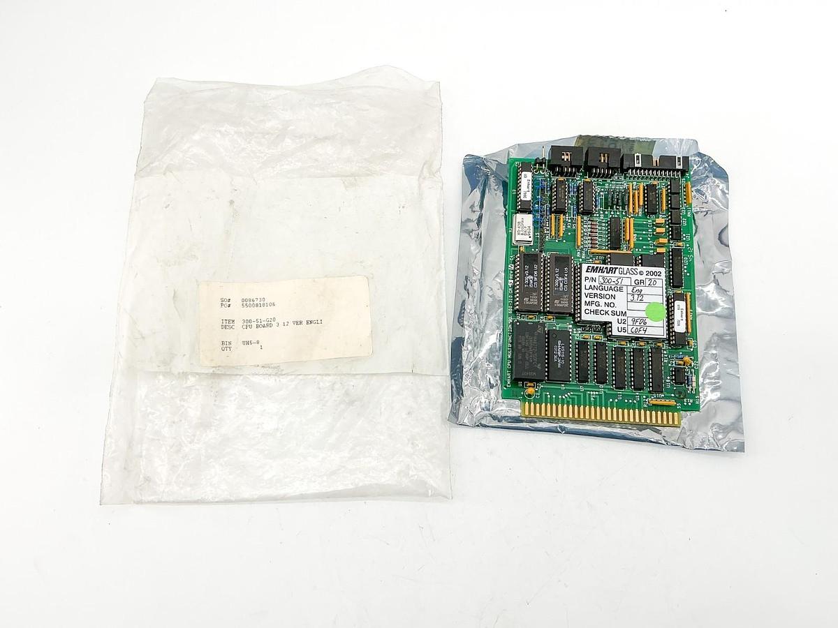 New Emhart Glass 300-51 CPU Board 300-51-G20