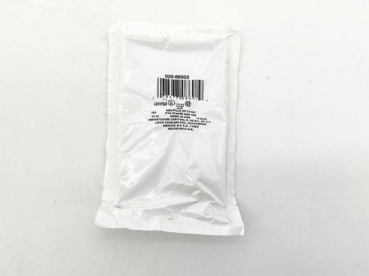 New Lot of 12 Leviton 86003 Duplex Wallplate Cover Ivory Plastic