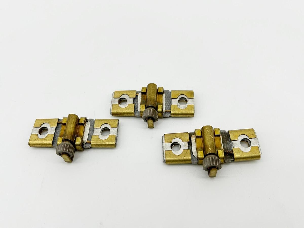 Used Lot of 3 Square D B2.10 Thermal Overload Relay Heating Element