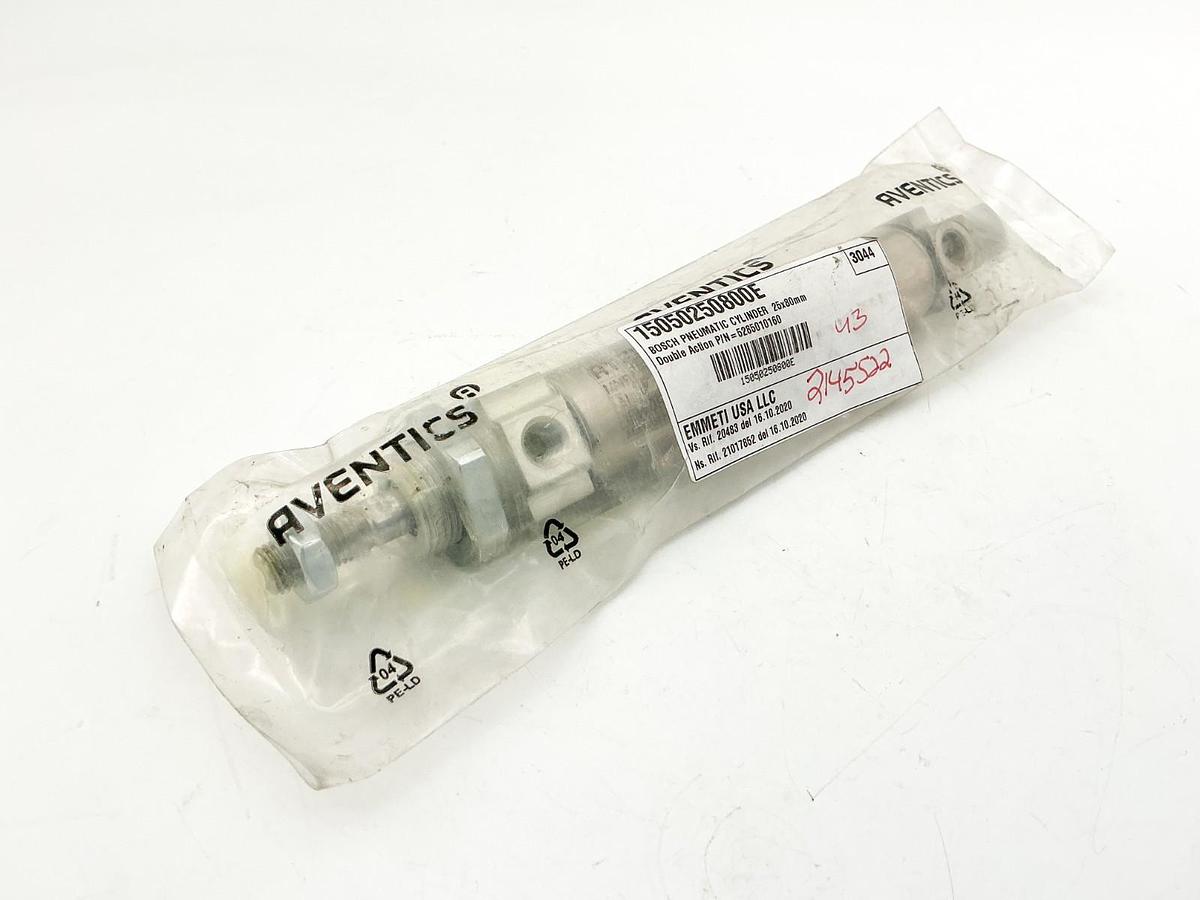 New Aventics 0822334204 Pneumatic Cylinder 25X80mm 10Bar 5285010160