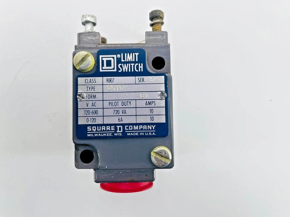 Used Square D 9007B51B Limit Switch Operating Head NO PLUNGER