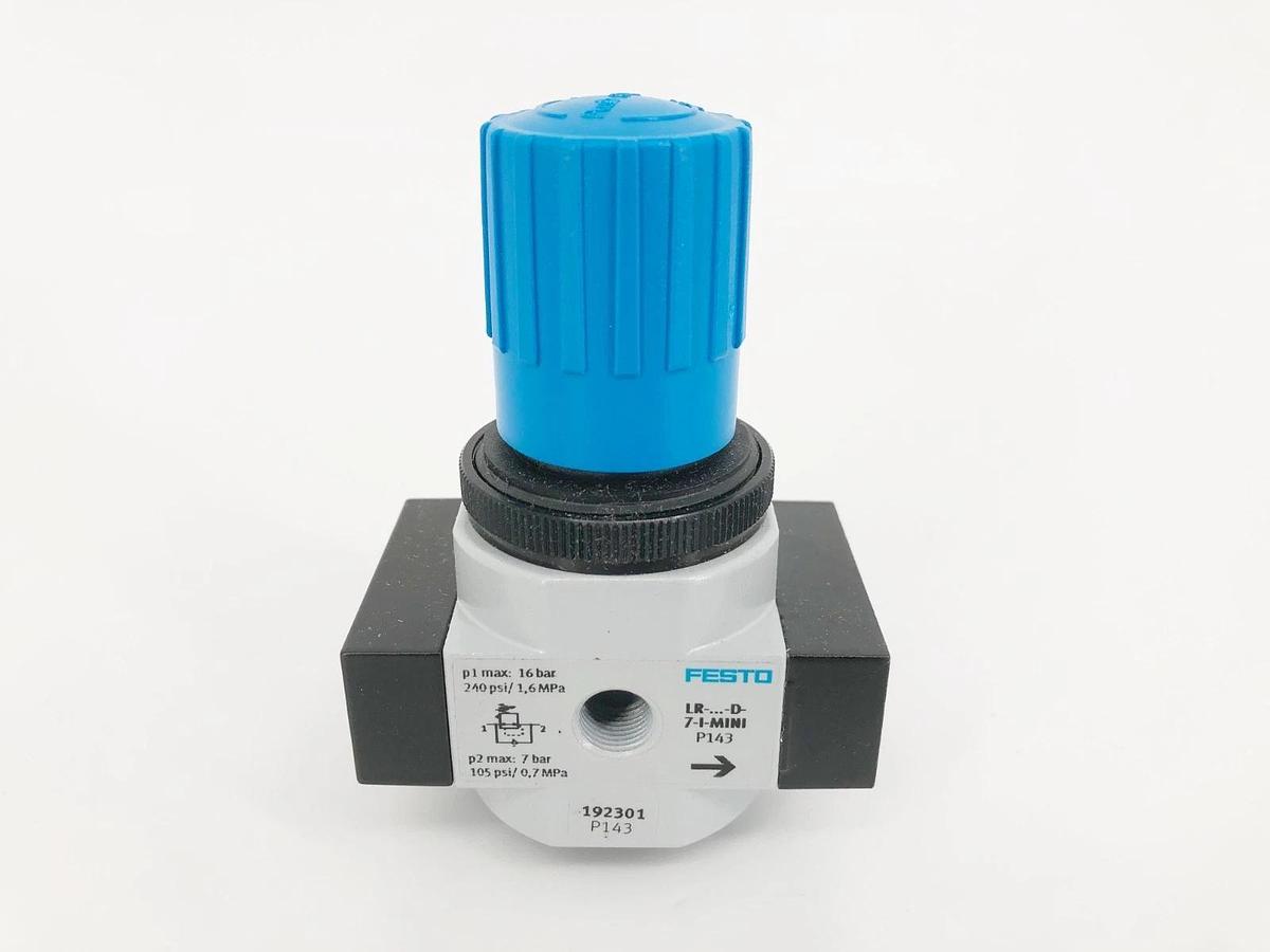 New Festo LR-1/4-D-7-I-MINI Pressure Regulator 240psi 192301