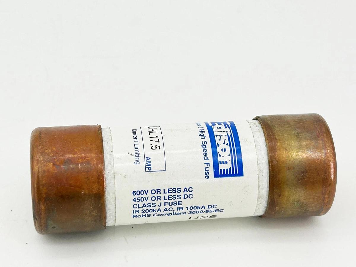 New Edison JHL17.5 Current Limiting Highspeed Fuse 17.5A 600V Class J - No Box