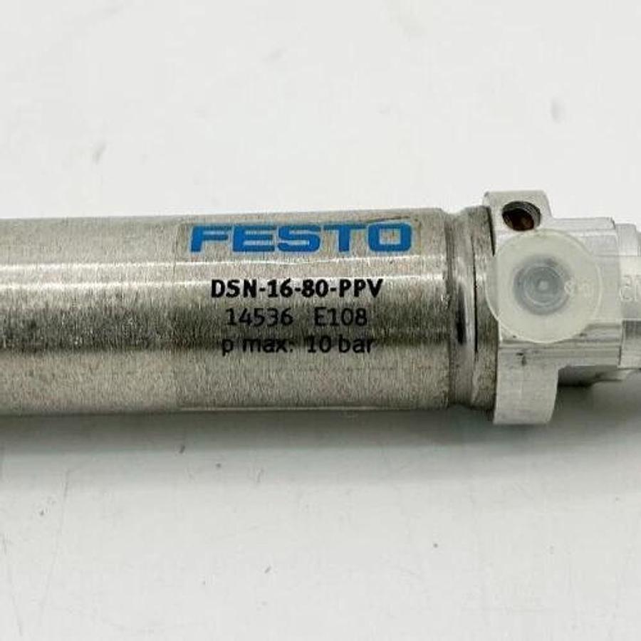 New Festo DSN-16-80-PPV Pneumatic Cylinder 10Bar 14536