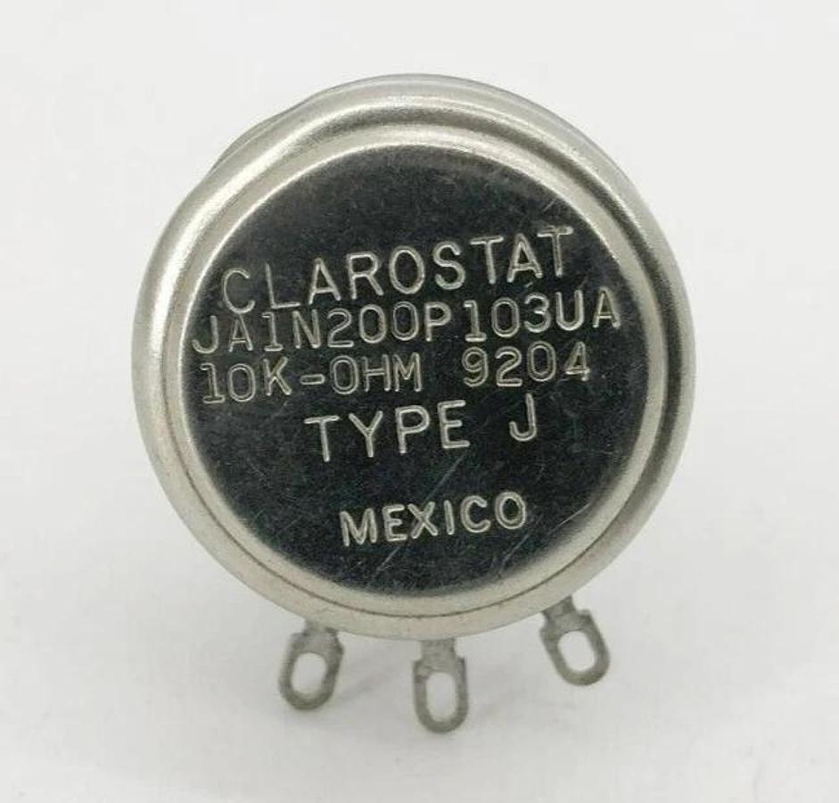 New Clarostat JA1N200P103UA Potentiometer 10k Ohm Type J - No Box
