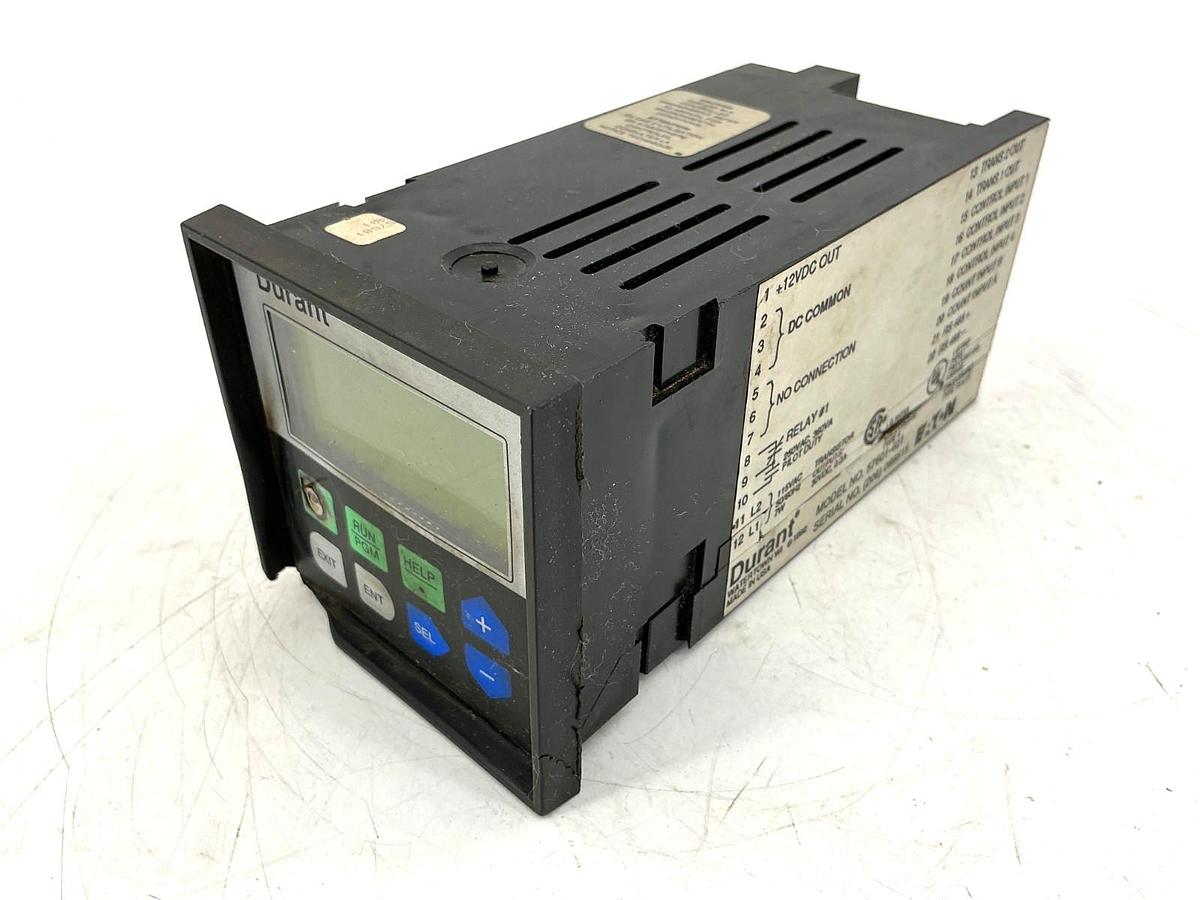 Used Eaton Durant 57601-401 Count Control Totalizer Ambassador Series 7W 115VAC 50/60