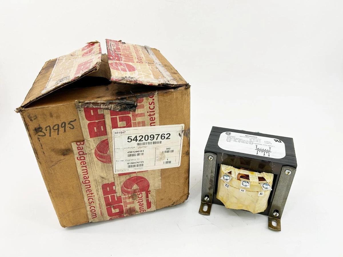 New Morris 75Q349D2 Transformer 500VA 550-600V Pri. 24V/110-120V Sec.