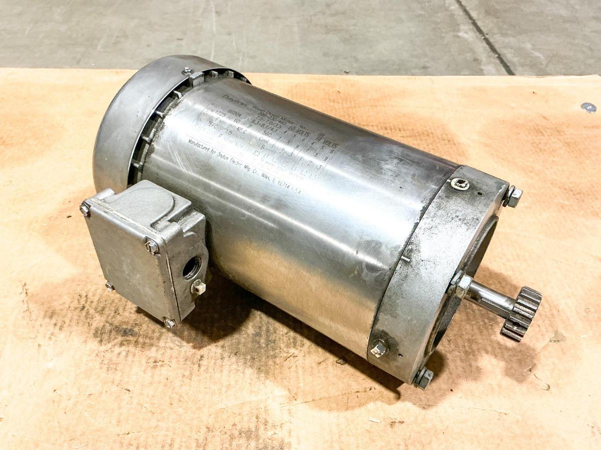 Used Dayton 6GD04 Wash Down Electric Motor 2HP 3PH 460V 1725RPM P63EZS-3946