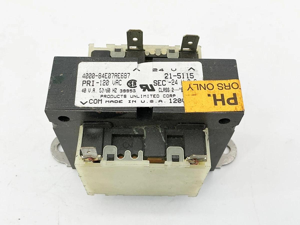 New Products Unlimited 4000-84E07AE687 Transformer 120V 40VA 50/60Hz 21-5115
