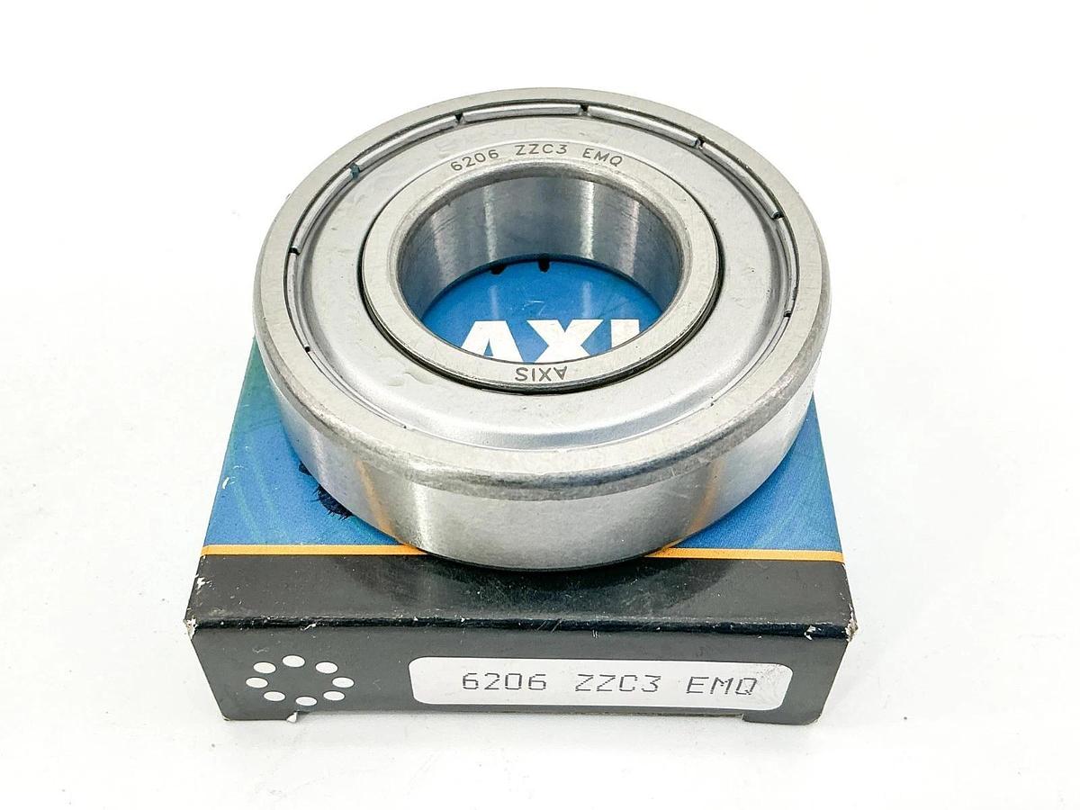 New Lot of 2 Axis 6206 ZZC3 EMQ Roller Bearing