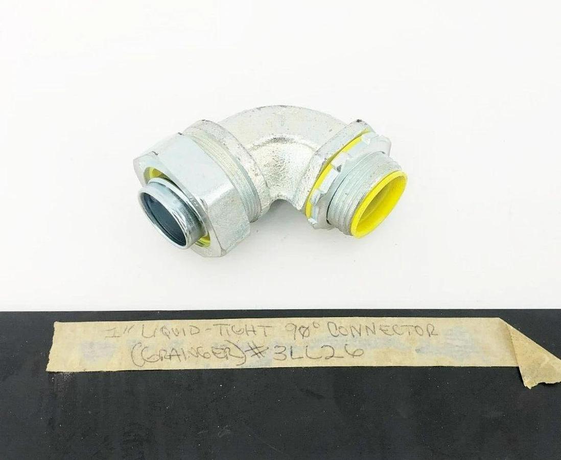 New Hubbell Raco 3544 Insulated Connector 1" 90 Deg. 3LL26