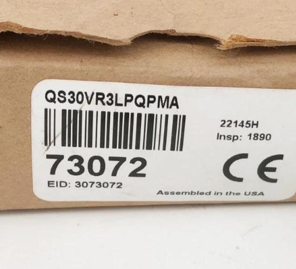 New Banner Engineering QS30VR3LPQPMA Photoelectric Sensor 73072