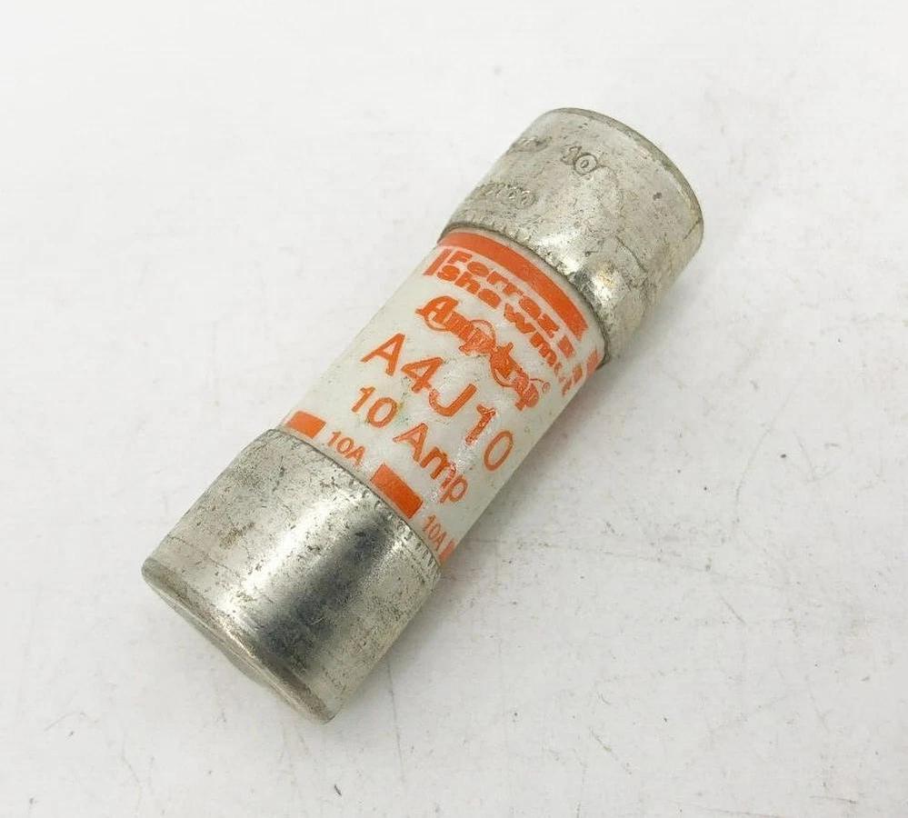 Lot of 3 New Ferraz Shawmut A4J10 Fuse Fast Acting Fuses 10A 600V Class J