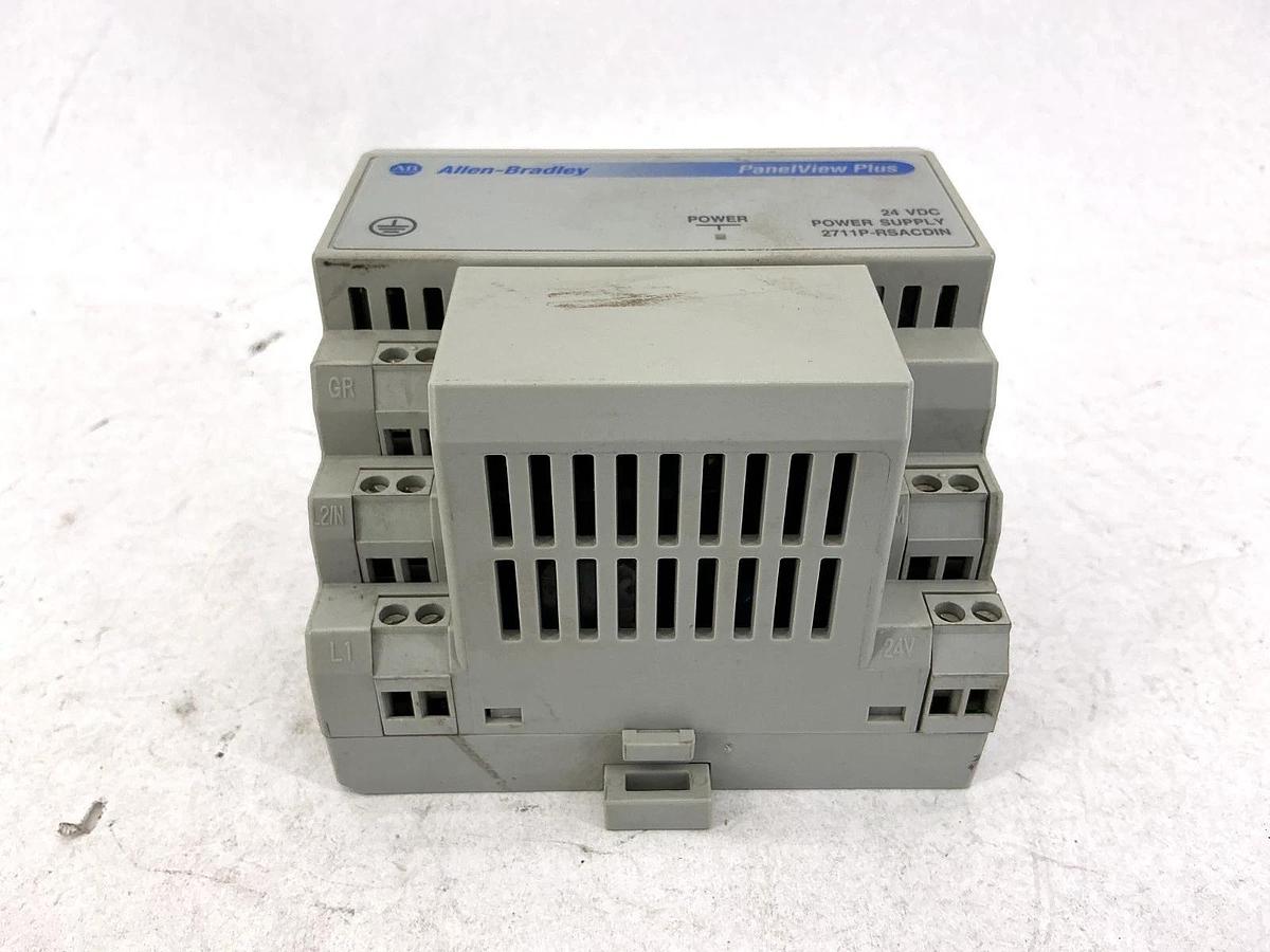 Used Allen Bradley 2711P-RSACDIN Ser A AC Power Supply IN120/230VAC OUT 24VDC 3A