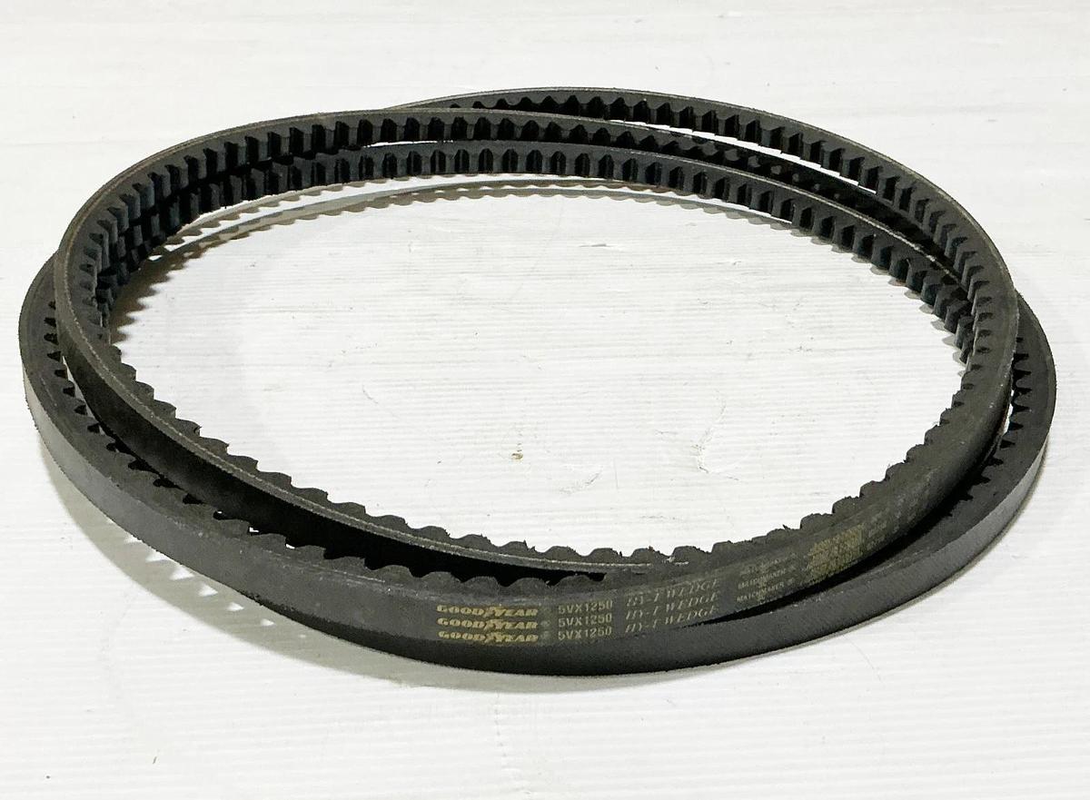 New Goodyear 5VX1250 Cogged Belt 125" Length 0.62 Width - No Box