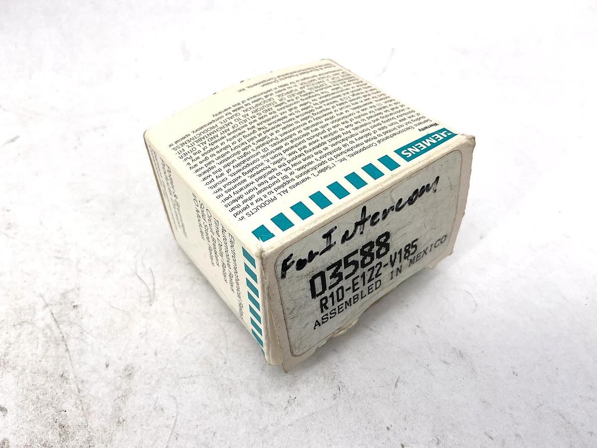 New Siemens Potter & Brumfield R10-E1Z2-V185 Relay 8-Pin R10-E1-Z2-V185 12VDC