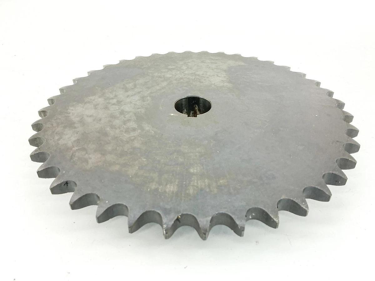 New 50B40LGHR-C Sprocket 40 Tooth .989" Bore .249"Keyway - No Box