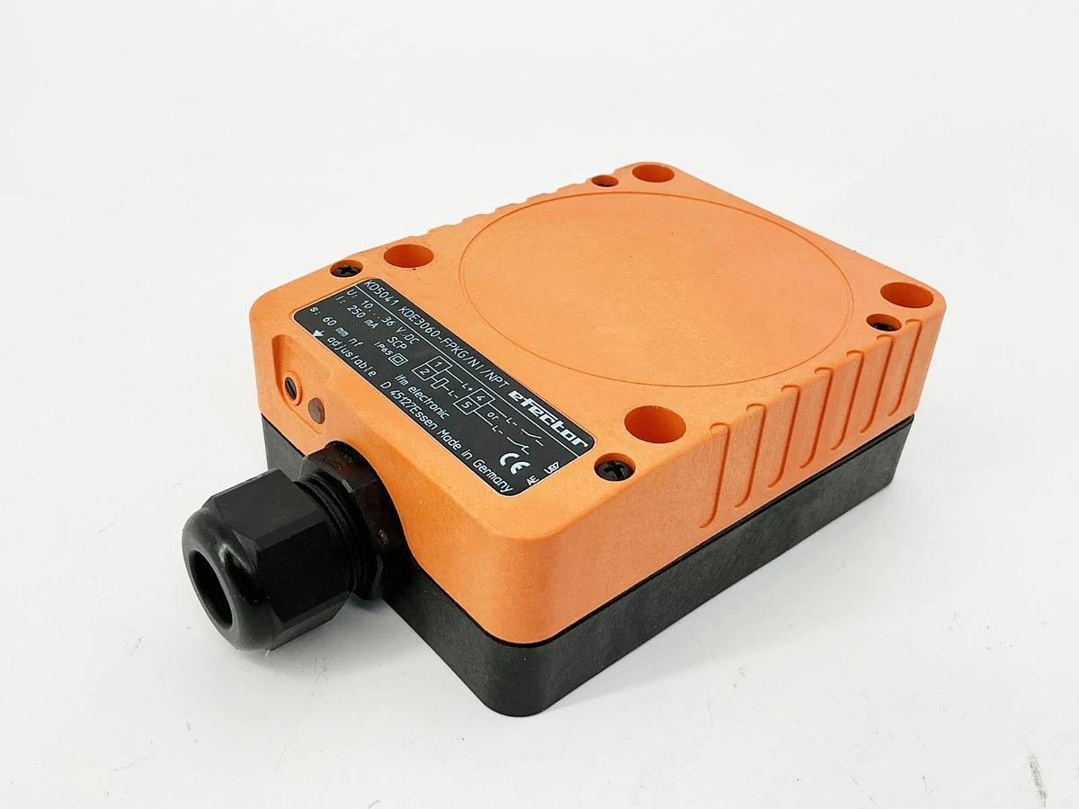 New IFM Efector KD5041 Proximity Level Switch 10-36VDC 250mA KDE3060-FPKG/NI/NPT