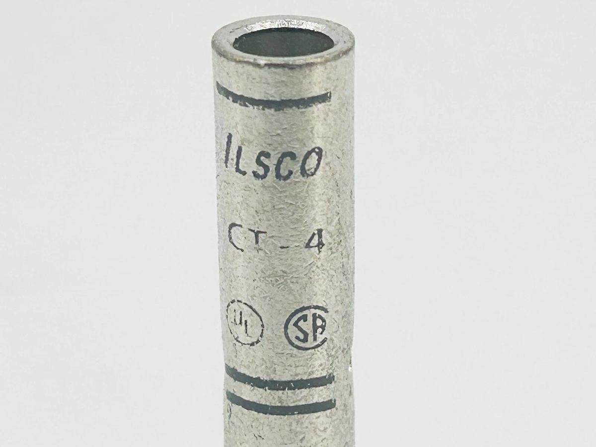 New Lot of 4 Ilsco CT-4 Copper Compression 4TUL 4AWG