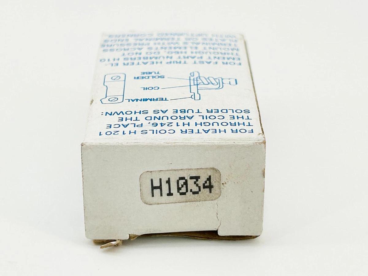 New Lot of 3 Eaton H1034 Heating Element Overload Relay Type H