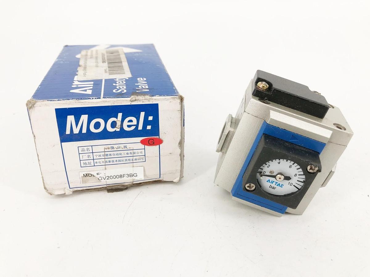 Used AirTAC GV20008F3BG Soft Start Air Valve 2.5-9 bar