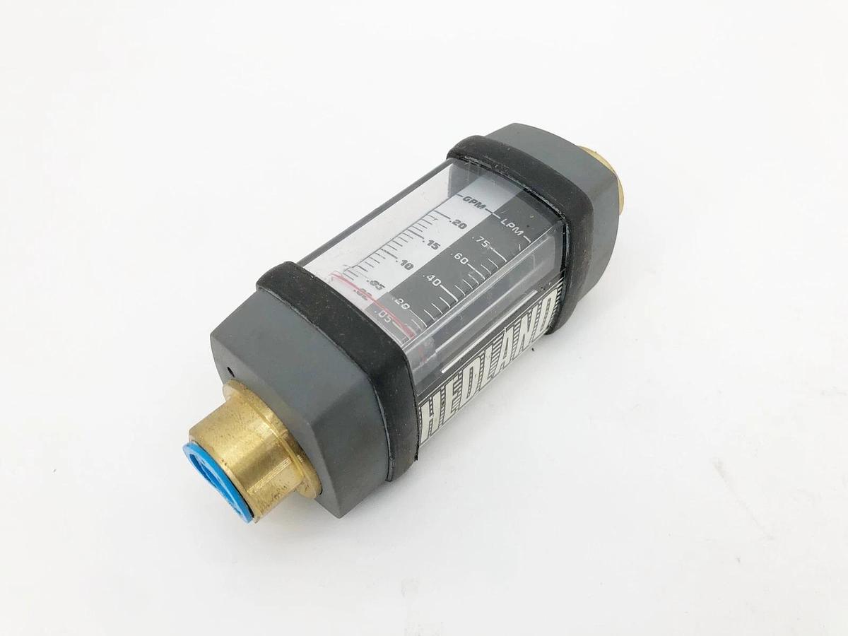 New Hedland H205B-002 Variable Area Flow Meter 1/2" NPTF 3000 PSI
