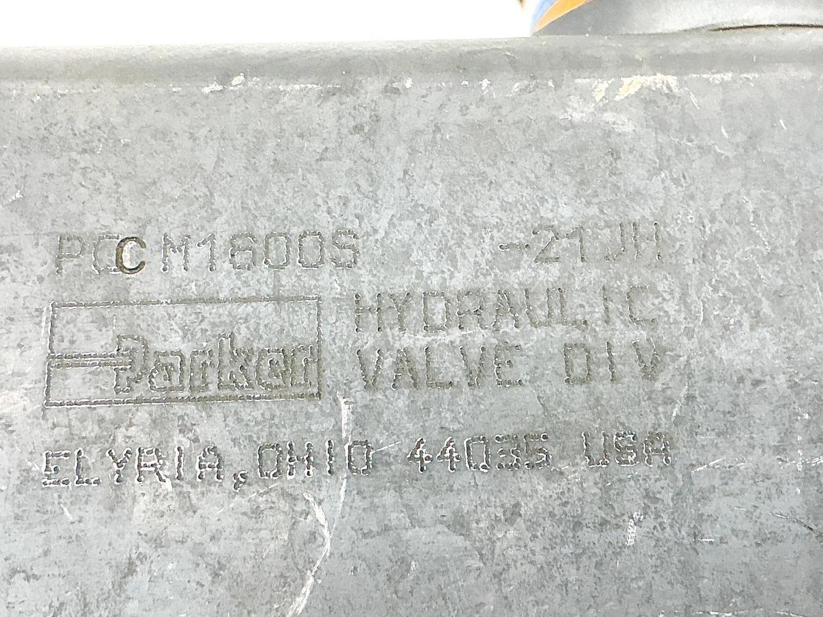 Used Parker PCCM1600S Flow Control Valve 3000PSI 50GPM